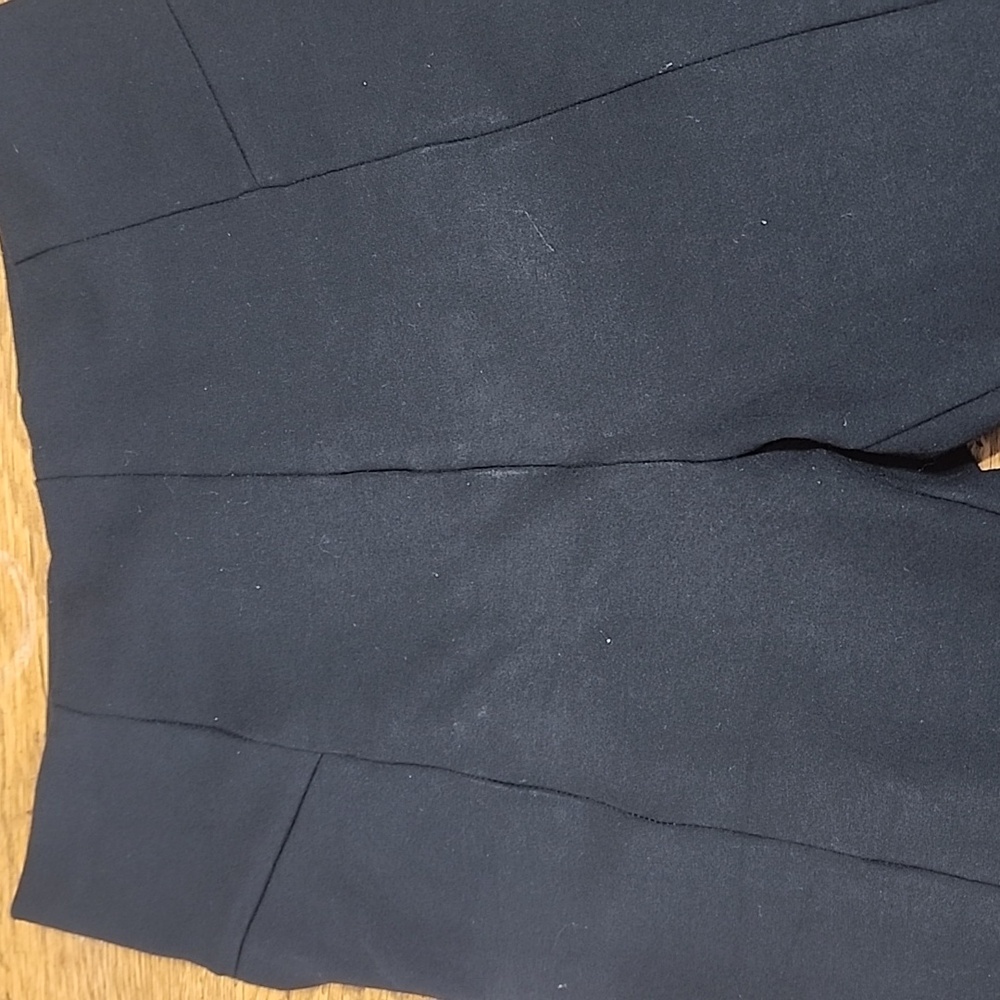 Good American Black Pants Side Zipper Good American Size 2 - Picture 2 of 10